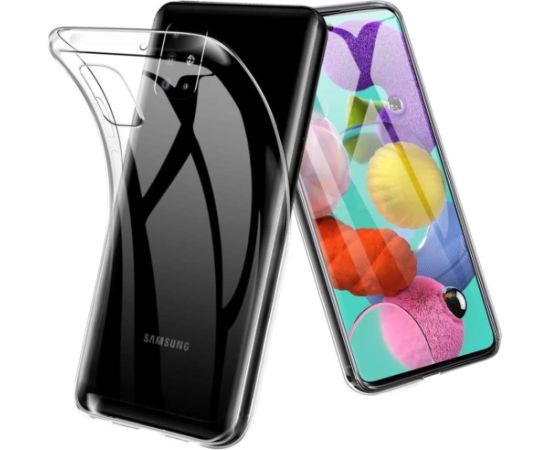 Fusion Ultra Back Case 1 mm Izturīgs Silikona Aizsargapvalks Priekš Samsung A176 Galaxy A17 Caurspīdīgs