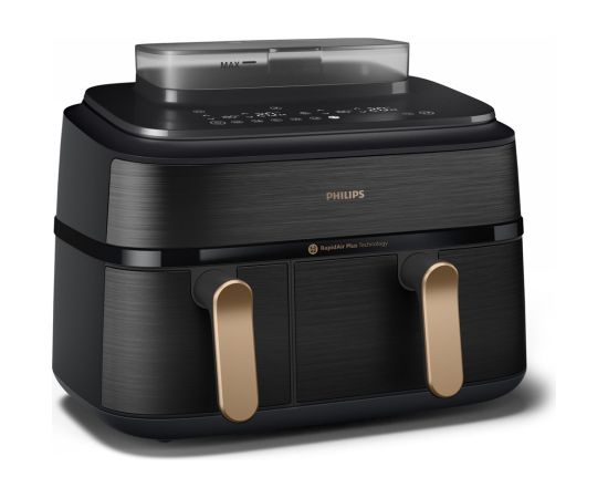 Philips 5000 series NA552/00 fryer Double 9 L Stand-alone 2750 W Hot air fryer Black