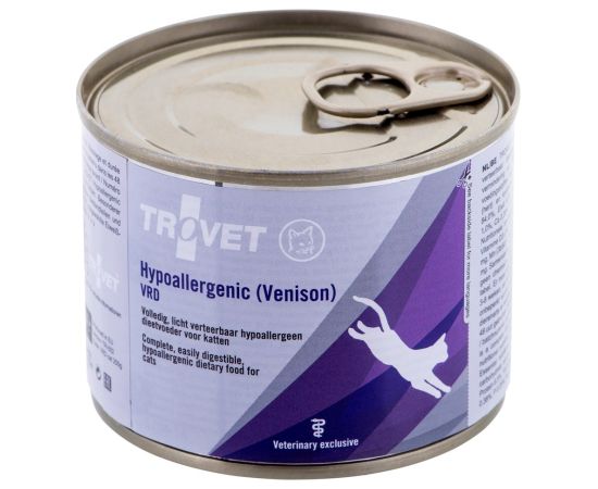 TROVET Hypoallergenic VRD with venison - wet cat food - 200g