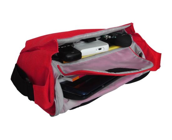 Addison ADD1301 laptop case 25.9 cm (10.2") Messenger case Red