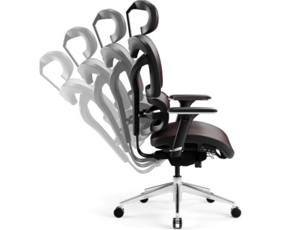 Diablo Chairs Diablo V-COMMANDER Office armchair Black, Burgundy