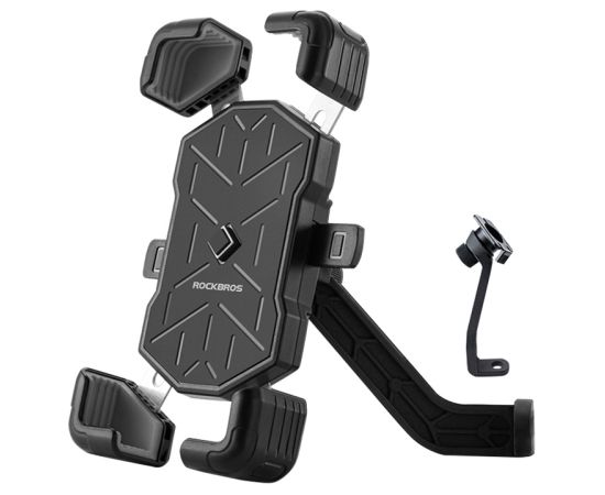 Rockbros HW-117 Bicycle Phone Holder (Black-Gray)