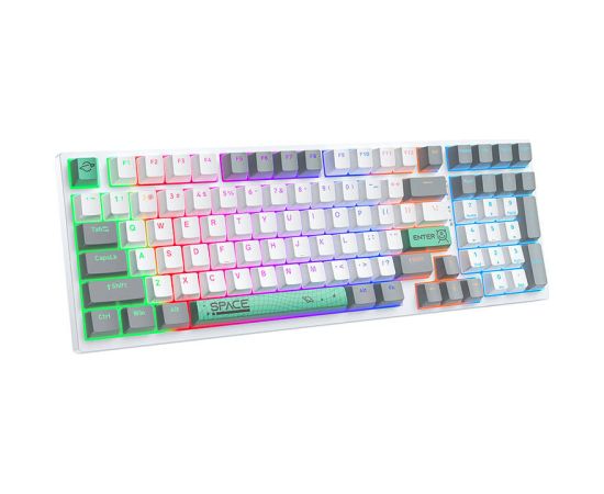 ONIKUMA G38 98 Keys USB Wired Mechanical Keyboard White