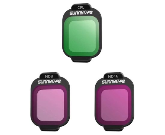 Filtry CPL, ND8, ND16 Sunnylife do DJI Flip