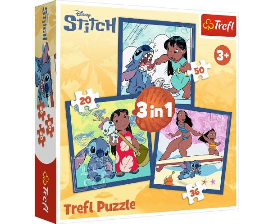 TREFL DISNEY STITCH Комплект пазлов 3в1