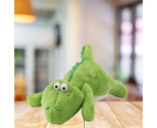 Leantoys Pluszowa Maskotka Przytulanka Krokodyl Jasnozielony 42cm