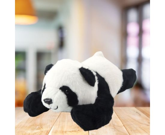 Leantoys Pluszowa Maskotka Przytulanka Leżąca Panda Czarno-Biała 30cm LEAN Toys