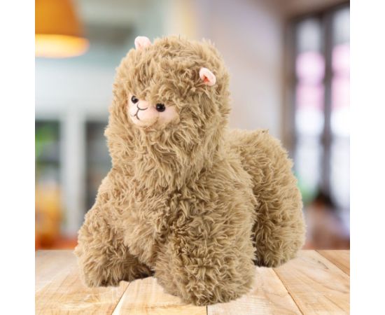 Leantoys Pluszowa Maskotka Przytulanka Lama Beżowa 40 x 40cm LEAN Toys