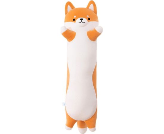 Leantoys Pluszowa Maskotka Pies Shiba Poduszka Podłużna Wałek 60cm LEAN Toys