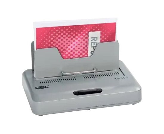 GBC TB500 Heavy Duty Thermal Binding Machine Capacity 500 A4 Sheets, Electric, 500 sheets, Silver