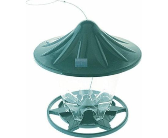 Greenmill KARMNIK Z DASZKIEM PLASTIKOWY ZIELONY SZEROKOŚĆ 18,8cm WYSOKOŚĆ 23,5cm