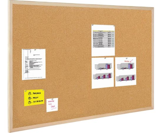 Bi-Office Tablica korkowa 100x80cm rama drewniana (GMC160012010)