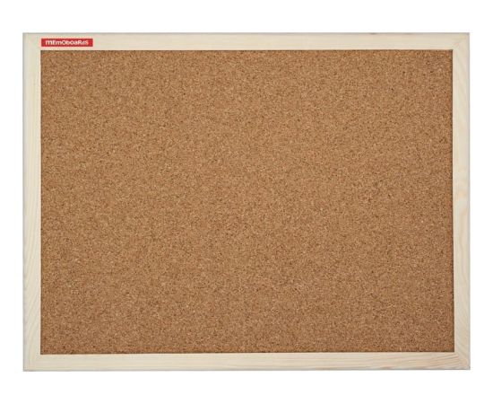 MemoBe TABLICA KORKOWA MEMOBE 40X60CM RAMA DREWNIANA