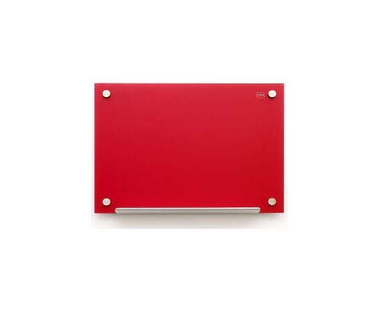 Nobo Tablica szklana Diamond 45x45, Czerwona (1903955)