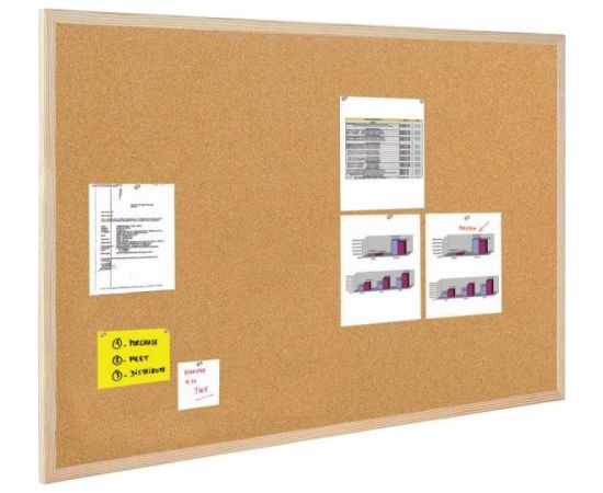 Bi-Office Tablica korkowa 70X50CM Rama drewniana (GMC110012010)