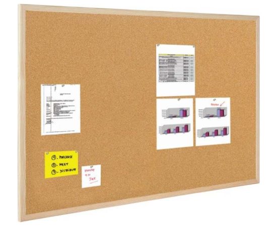 Bi-Office Tablica korkowa 120X90CM Rama drewniana (GSF152001239)