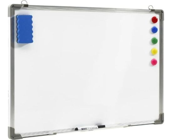 ExtraLink TABLICA MAGNETYCZNA BIAŁA SUCHOŚCIERALNA 120X90CM + AKCESORIA