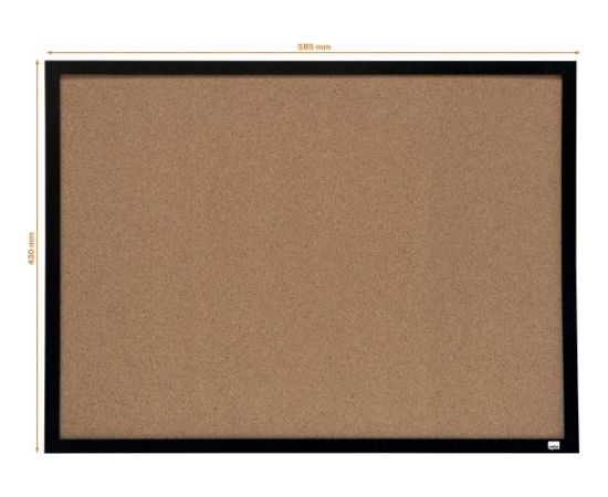Nobo Tablica korkowa Nobo 585x430 czarna