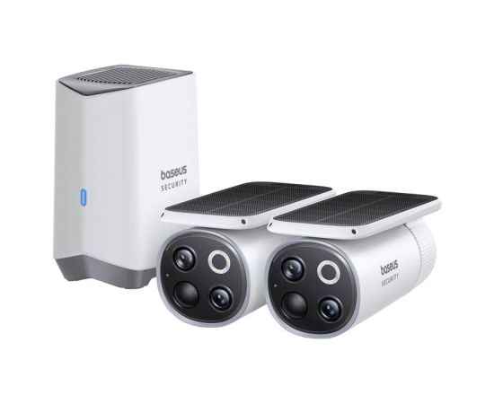 Baseus S1 Pro 3K Dual outdoor camera (white)