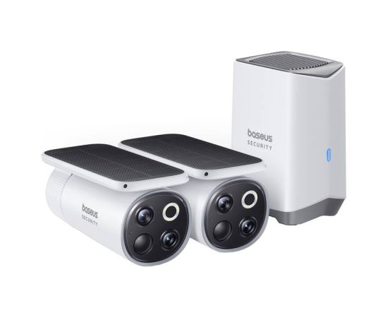 Baseus S1 Pro 3K Dual outdoor camera (white)