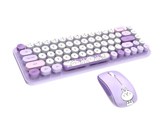 MOFII Wireless Keyboard+Mouse iBean Pro New 2.4G (Purple)
