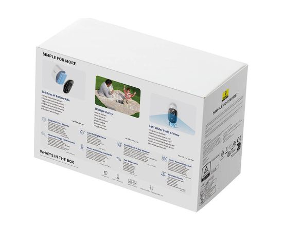 Baseus N1 Outdoor Camera (White)