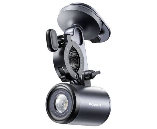Baseus PrimeTrip 2-in-1 bike mount, phone holder + flashlight (black)