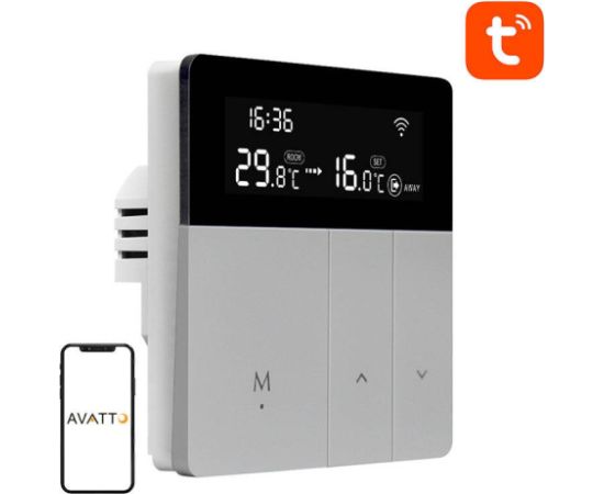 Avatto WT50 3A Wi-Fi TUYA smart DHW boiler thermostat