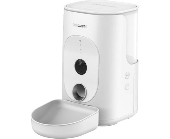 Dogness F15 WiFi 4L smart food dispenser with camera with plastic container (white)