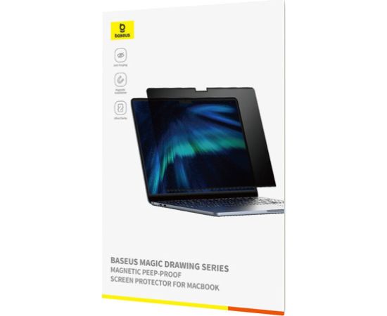 Screen Protector Baseus Magic Drawing for MacBook Pro 16" (2021/2023) + cleaning kit (clear)