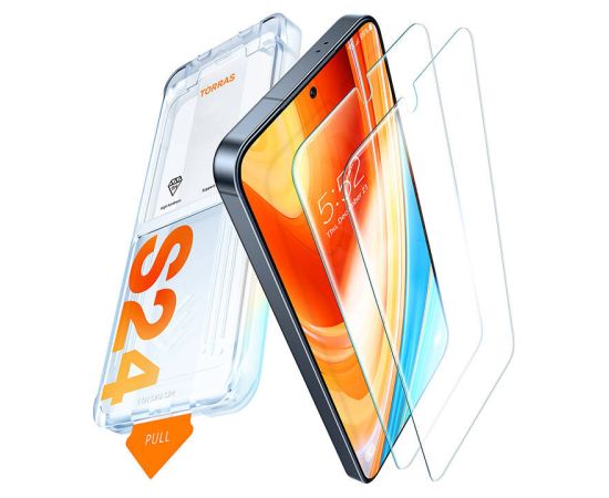 Tempered glass for Samsung S24+ Torras Install Master