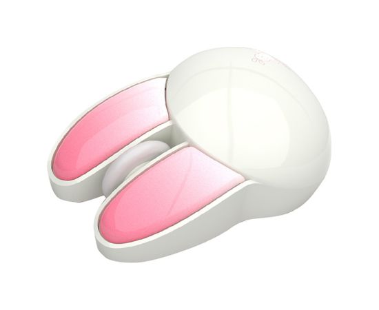 MOFII Wireless Mouse + Bluetooth Rabbit M6DM Oil Painting (White-Pink)
