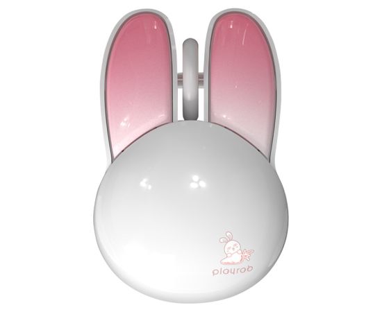 MOFII Wireless Mouse + Bluetooth Rabbit M6DM Oil Painting (White-Pink)