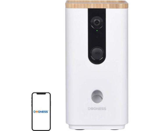 Smart snack feeder with camera T03 Dogness (White)