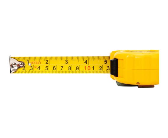 Steel Measuring Tape 5m/25mm Deli Tools EDL9025Y (yellow)