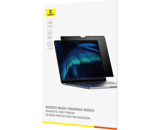 Screen Protector Baseus Magic Drawing for MacBook Air 15.3" (2023/2024) + cleaning kit (clear)