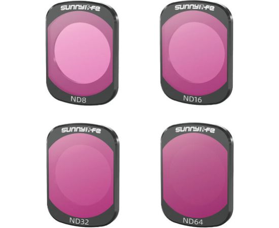 Filtry ND 8/16/32/64 Sunnylife do DJI Osmo Pocket 3 Aksesuāri sporta kamerām