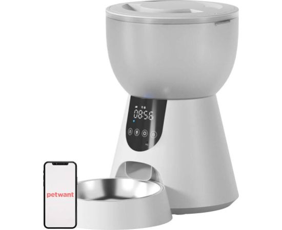 F17 LED automatic food dispenser + W8 Petwant drinker