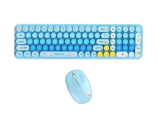 Mofii MOFI Baby Bear Wireless Keyboard + Mouse Set (blue)