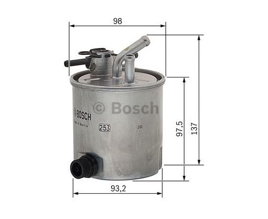 Bosch Degvielas filtrs F 026 402 059