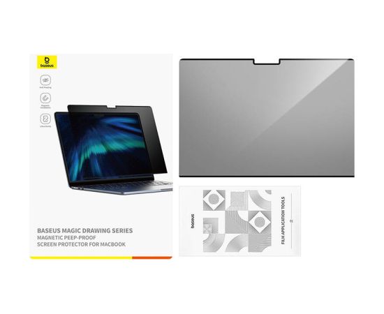 Screen Protector Baseus Magic Drawing for MacBook Pro 13" (2022) + cleaning kit (clear)