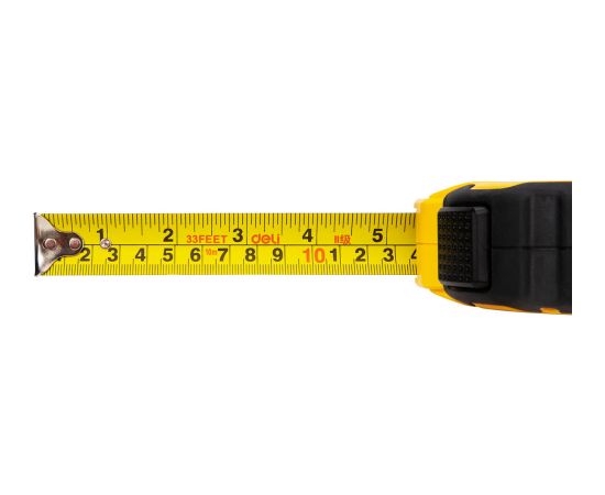 Steel Measuring Tape 10m/25mm Deli Tools EDL3799Y (yellow)