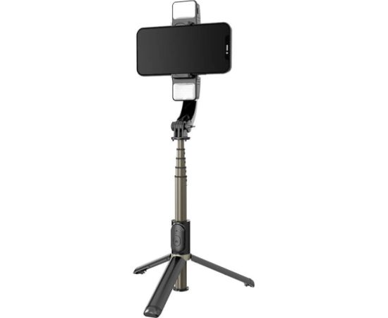 Gimbal/stand with light APEXEL Q08d (black)