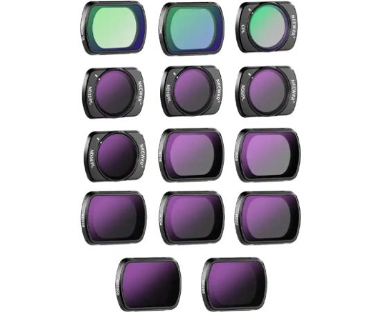 Filter kit for DJI Osmo Pocket 3 Neewer FL-P10 (ND8~1000,LPR,MIST1/4 ,CPL,ND8/PL~ND64/PL