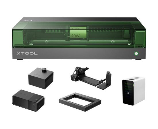 Laser Engraver 2-in-1 xTool S1 40W - All-in-One Kit (Black)