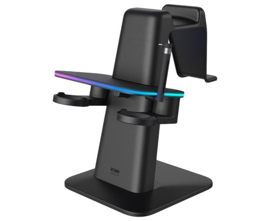 Kiwidesign RGB Vertical Stand Meta Officially Co-Branded Kiwi Design QC03 for Meta Quest 3/Quest 2/Quest PRO Black
