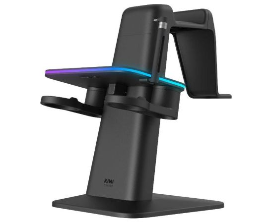 Kiwidesign RGB Vertical Stand Meta Officially Co-Branded Kiwi Design QC03 for Meta Quest 3/Quest 2/Quest PRO Black