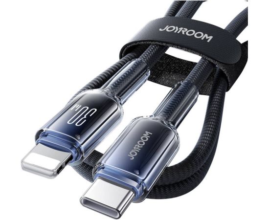 Cable USB-C Lightning Joyroom S-A42 30W 1.2m czarny