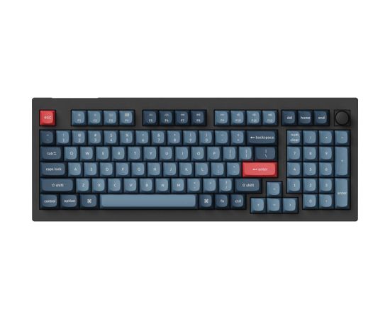 Keychron V5 Max QMK/VIA RGB Knob Red Switch Wireless Mechanical Keyboard (black)