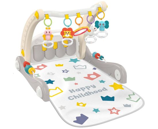 Interactive educational 2-in-1 walker + piano Huanger HE0621